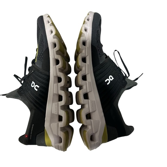 On Running Cloudswift Magnet Black Citron Yellow Size 13 main image 8